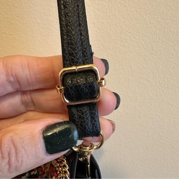 Coco + Carmen Artisan Beaded Crossbody Purse/Bag Colorful Adjustable Strap New - Picture 10 of 10